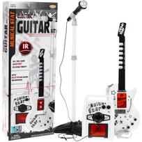 Muzikinis rinkinys vaikams nuo 6 metų: elektrinė gitara + stiprintuvas + mikrofonas