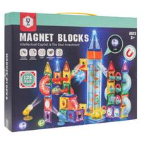 Magnetinis šviečiantis konstruktorius, 134 el.