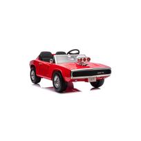 „Dodge Charger R/T“ akumuliatorinis automobilis DLS-K12 24 V, 7 Ah, raudonas