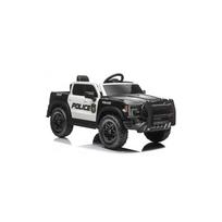 Policijos 4x4 elektrinis automobilis su akumuliatoriumi P5 12V 7Ah, juodos spalvos