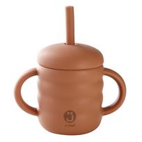 Silikoninis puodelis „My home cup“ 160 ml., karamelė