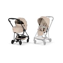 Universalus vežimėlis Cybex MIOS Comfort Matt Black 2in1, Cozy Beige