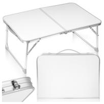 Sulankstomas kelioninis stalas „Camp“ (žemas, 60 cm), baltas