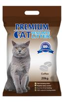 Premium Cat Clumping Bentonite Litter - COFFEE kačių kraikas 20L