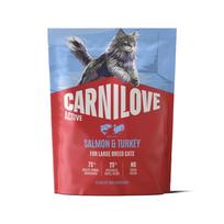 Carnilove Active Cat lašišos ir kalakutienos maistas suaugusiems didelių veislių katėms, 400 g
