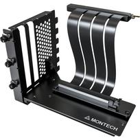 MONTECH Vertikales GPU Mounting Kit PCIe 4.0 Riser-Kabel schwarz 20cm