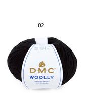 Spalva 002: DMC WOOLY 100% Merino Vilna - itin švelnūs vilnoniai siūlai
