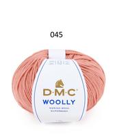 Spalva 045: DMC WOOLY 100% Merino Vilna - itin švelnūs vilnoniai siūlai