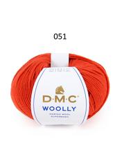Spalva 051: DMC WOOLY 100% Merino Vilna - itin švelnūs vilnoniai siūlai