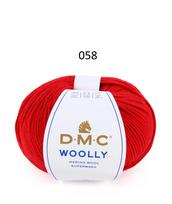 Spalva 058: DMC WOOLY 100% Merino Vilna - itin švelnūs vilnoniai siūlai
