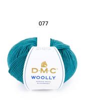 Spalva 077: DMC WOOLY 100% Merino Vilna - itin švelnūs vilnoniai siūlai