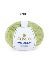 Spalva 890: DMC WOOLY 100% Merino Vilna - itin švelnūs vilnoniai siūlai