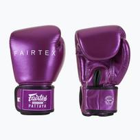 Bokso pirštinės Fairtex Metallic Boxing purple