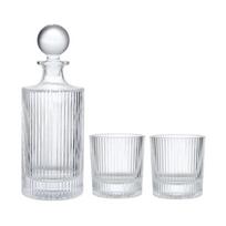 Viskio stiklinių komplektas Bar Craft Decanter, stiklas, 0.75 l, 3 vnt.
