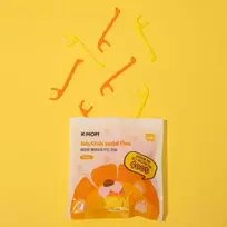 K-MOM Tarpdančių siūlas vaikams, 80 vnt., nuo 2 metų