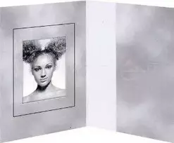 Nuotraukų rėmelis 1x100 Daiber Folders Passport Photo, pilka, 31x42 mm
