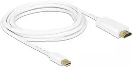 Delock Cable Mini Displayport 1.1 male > HDMI-A male 3 m balta