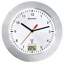 Bresser MyTime Bath radijo bangomis valdomas laikrodis (Baltas)