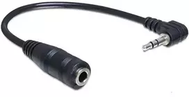Delock kabelio garso lizdas 2,5 mm kištukas kampu > 3,5 mm lizdas 3 kontaktai 14 cm