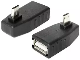 Delock Adapteris USB micro-B Stecker > USB 2.0-A Buchse OTG 270° gewinkelt
