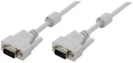 LogiLink VGA duomenų kabelis 1,8 m 2xferitas, rutulinis