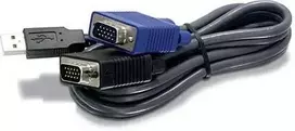 TRENDnet Kable KVM, 3m, Juodas (TKCU10)