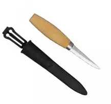 Medžio drožinėjimo peilis Morakniv® 106, tiesus, geležtė 82x2,7mm. Laminuotas plienas, beržinė rankena
