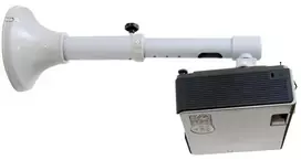 NEWSTAR Projektorius Sieninis laikiklis Universalus BEAMER-W050SILVER 12 kg ilgis 37–47 cm 14,5–18,5 colio spalvotas Sidabrinis