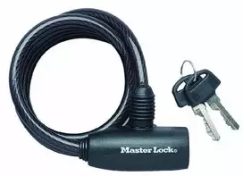 Master Lock „MasterLock“ dviračio užraktas QUANTUM 8126 juodas (MRL-8126EURDPRO)