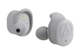 Belaidės TWS ausinės sportui Audio-Technica ATH-SPORT7TWGY Wireless In-ear Headphones, pilkos