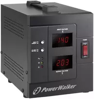 POWERWALK AVR 1500 SIV FR Power Walker Automatinis kintamosios srovės įtampos reguliatorius ir stabilizatorius 1500VA (230V)