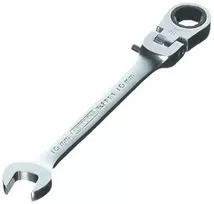 Kombinuotas raktas su terkšle KS Tools Gear+Flex; 10 mm