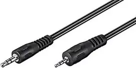 Kabelis MicroConnect Jack 2.5mm - Jack 3.5mm 2m juoda (AUD3525LL2)