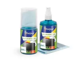 Valiklis Rinkinys ekranų valymui Forpus (skystis 200ml, šluostė)