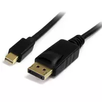 Kabelis StarTech Rodyti Port Mini - DisplayPort 1m Juodas (MDP2DPMM1M)