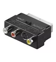 Adapteris AV Goobay Scart – kompozitinis juodas (50123)