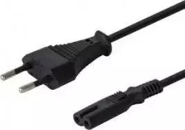 Aštuoni maitinimo laidai 2 kontaktų SAVIO CL-97 1,2 m, multipack 10 vnt.