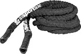 Jėgos-kovos virvė su nailonine apsauga inSPORTline Waverope 15m 38mm 13kg