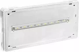 AWEX avarinis šviestuvas EXIT LED 3W 350lm 1h vienos paskirties AT baltas ETE/3W/BSE/AT/WH - ETE/3W/BSE/AT/WH
