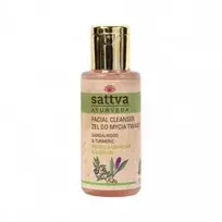 Veido prausiklis su santalu ir ciberžole Sandalwood, Sattva Ayurveda, 100ml