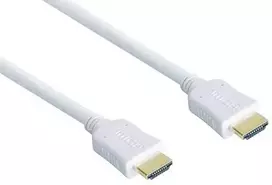 Good Connections Geros jungtys Didelės spartos HDMI kabelis 1 m su Ethernet auksiniu kištuku baltas