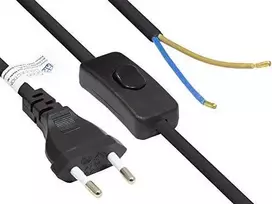 Alcasa Alcasa P0386-S015 Juodas maitinimo laidas 1,5 m C tipo maitinimo kištukas