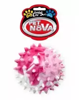 PET NOVA žaislas spygliuotas guminis kamuolys 6.5cm (plūduriuoja) 2vnt