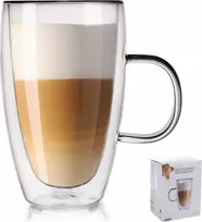Orion Termo stiklinės su dviguba sienele kavos latte 430 ml