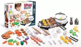 Multistore Mini grilis EcoToys su virtuvės aksesuarais
