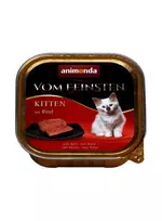Animoda Animonda Vom feinsten su jautiena, konservai jaunoms katėms 100g