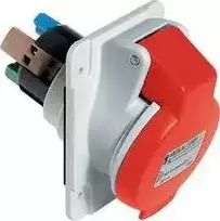 Schneider Skydelio lizdas 5P 32A 400V raudonas IP44 (PKY32F435)
