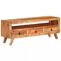 TV staliukas Televizoriaus spintelė, 110x30x40cm, akacijos medienos masyvas