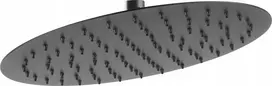 Ferro SLIM lietaus dušas, apvali lietaus dušo galvutė, 30 cm, juoda
