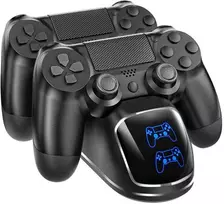 Įkrovimo stotelė PS4 valdikliams, 2 lizdai, LCD ekranas